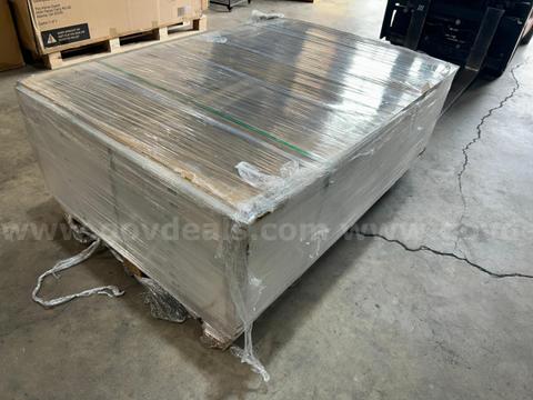 2,516 Sq Ft NEW Teknoflor Commercial CHLORINE FREE Flooring – Woven Charcoal – Pallet (52 Boxes)