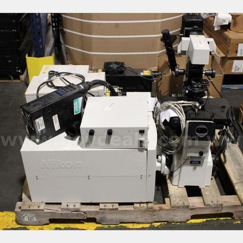 Lot of (6) Nikon Microscope System & Confocal Laser Accessories (Untested / As-Is)