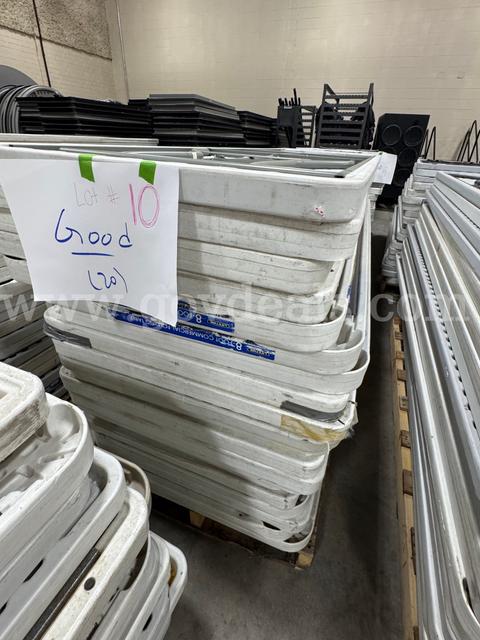 Lot of Folding Banquet Tables - 8 foot