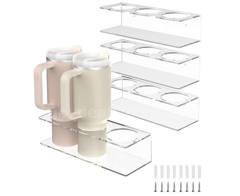 Brand New - 4 PCS - Acrylic Water Bottle Organizers for Stanley 40 oz - Shipping Available
