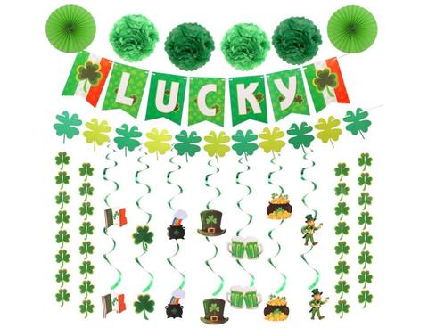 Brand New - 5 Pack - 40Pcs St. Patrick's Day Decoration Kit - Shipping Available