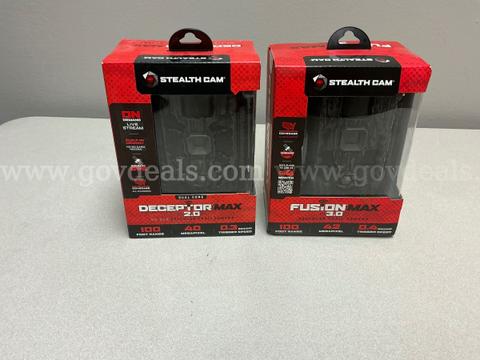 (2) Stealth Cam Connect Max 2.0 cellular trail cameras