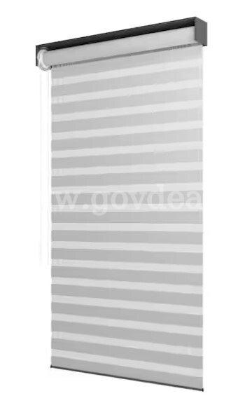 12 ft. Individual Adjustable Sunshade Privacy Roller Blinds for Aluminum Louvered Pergola