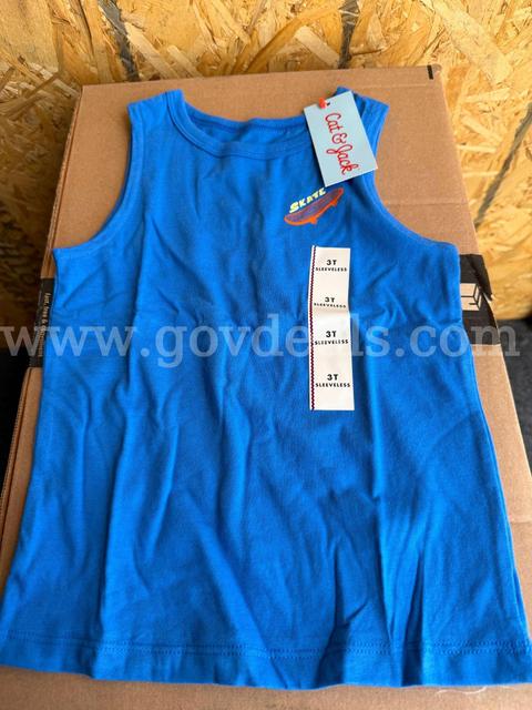 Case Pack of Cat & Jack Bold Blue Sleeveless Top - Size 3T