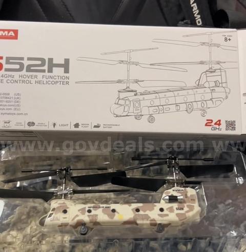 FREE SHIPPING - New factory Sealed RC Military Remote Control Helicopter