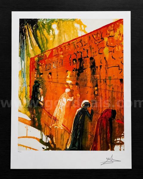 Salvador Dali The Wailing Wall Limited Edition of only 500 with Certificate of Authenticity!
