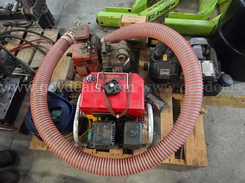 A Lot of Gas Powered Pumps