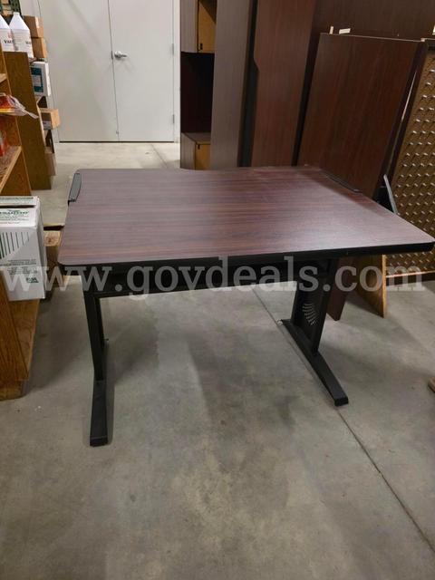Set of three computer desks