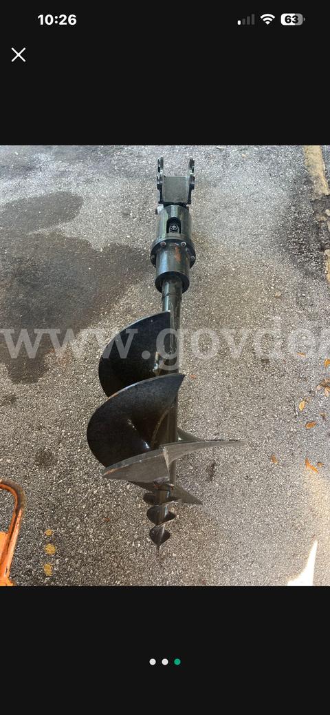 MIVA AUGER FOR MINI-EXCAVATOR CRAWLER