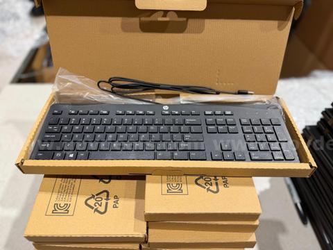 Lot of 20 HP USB SLIM KEYBOARD NEW IN BOX