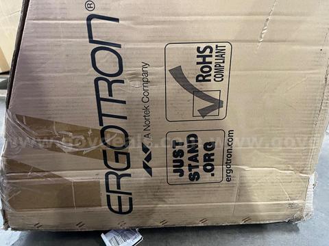 lot of 8 brand new Ergotron 24-189-055 Neo-Flex WideView WorkSpace Computer Cart