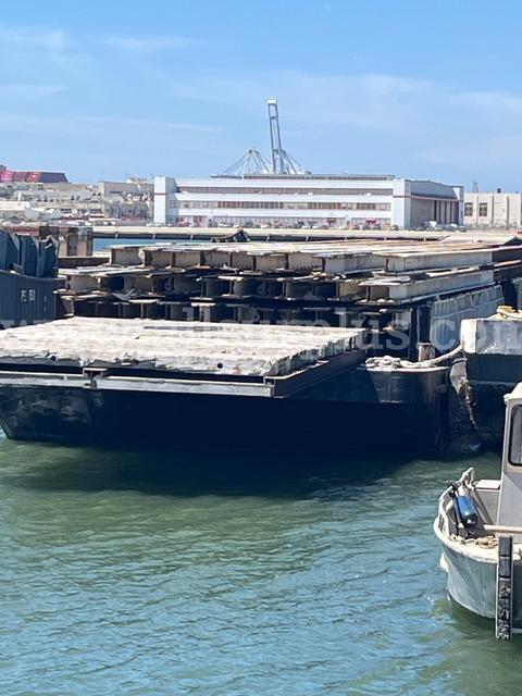 Steel Piles, H Beams, 14in x 176in, 105ft, ASTM A992 Grade 50, Coated, W/ Mounting Plates, Qty 36