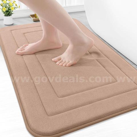 Brand New - Memory Foam Bathroom Rug Mat 30"x20", Camel - Shipping Available