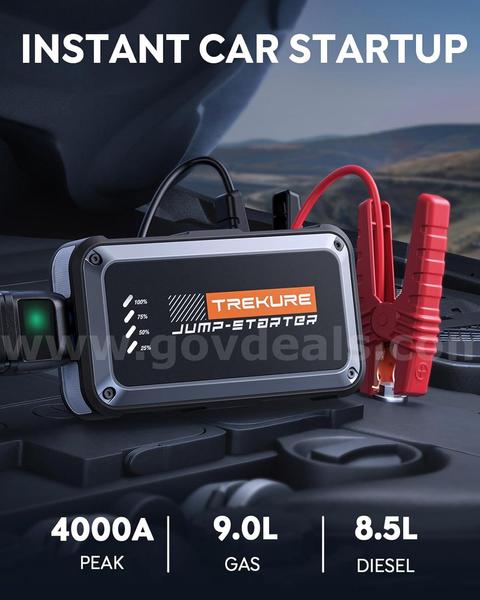Free Shipping - Brand New Portable Car Battery Jump Starter 3500A 16800mAh Jump Box