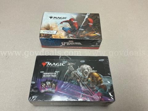 Magic the Gathering Foundation Play Boosters Box , Magic the Gathering Marvel Spiderman play Boosters box