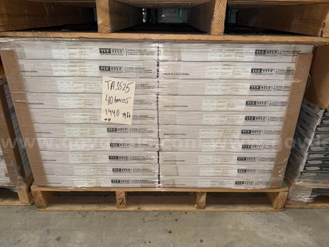 Brand New - 1440 sq. ft of Commercial Grade Vinyl Tile Flooring - TA3525 Ebony & Ivory - Freight Shipping Available