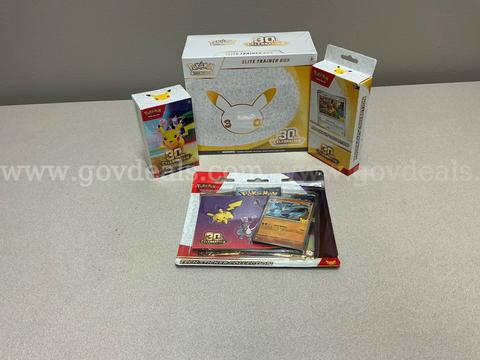 Pokemon 30th Celebration Elite Trainer Box ,Knockout Collection ,Booster Bundle Pokemon Tech Sticker Collection