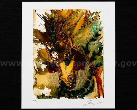 Salvador Dali Bucephale Limited Edition of only 500 with Certificate of Authenticity!