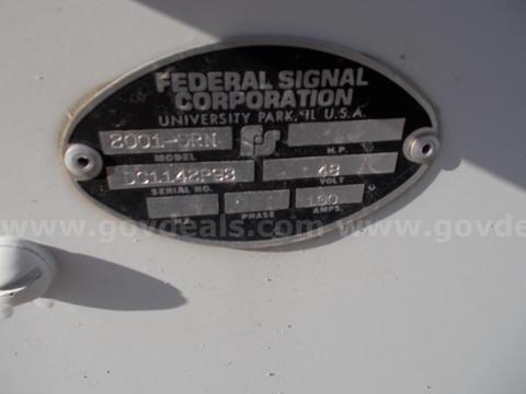 Used outdoor warning siren