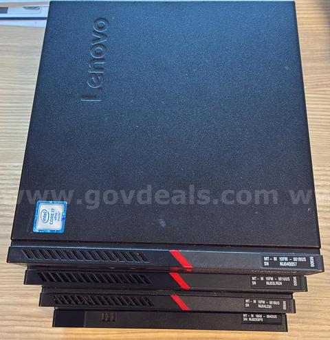 Lot of 4 Lenovo - Desktop - Local Pickup Only