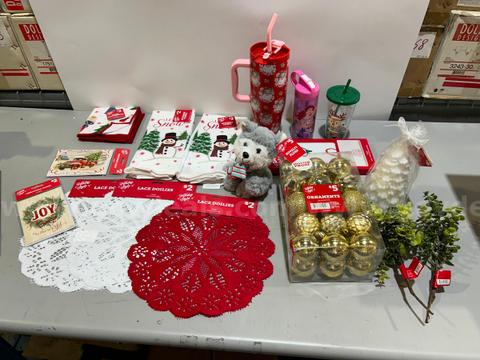 Christmas Decor & Holiday Accessories Lot – All Brand New