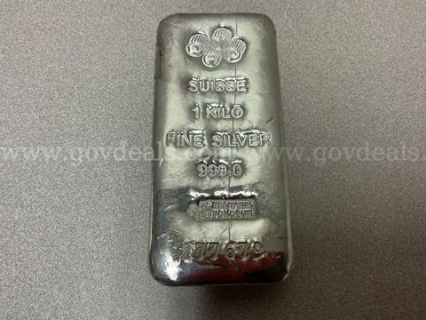 Pamp Suisse 1 Kilo Fine Silver .999 Cast Bar