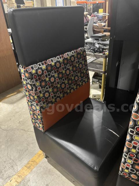 lot of 3 booth chairs