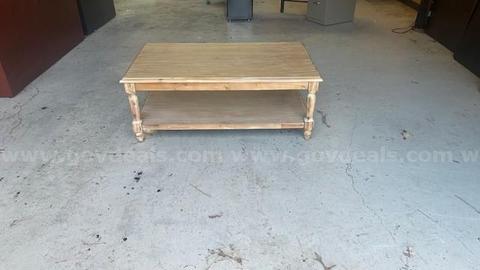 Eloquent beige coffee table