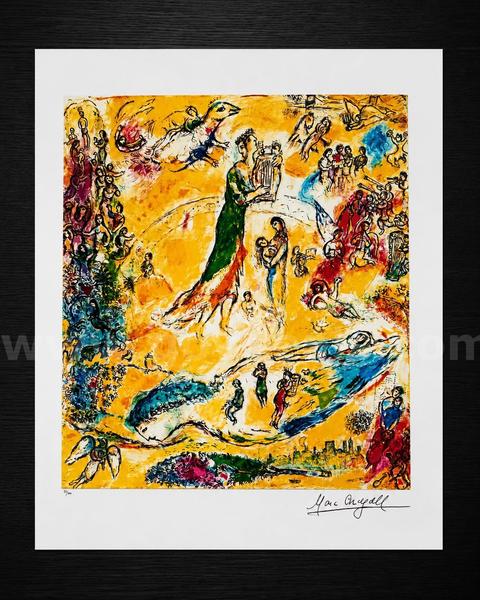Marc Chagall Sorcerer Of Music Limited Edition only 500 with Certificate of Authenticity!