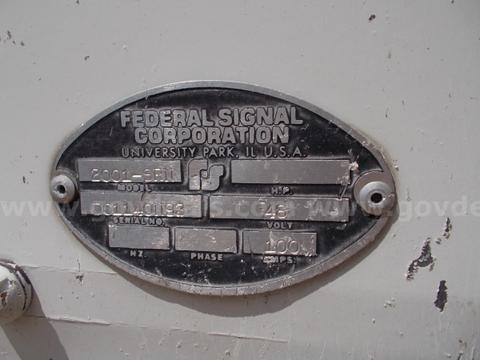 Used outdoor warning siren
