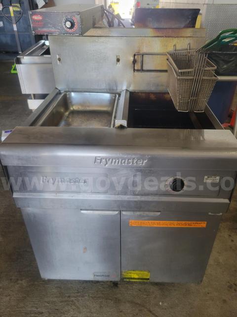 Frymaster commercial double drop gas fryolator