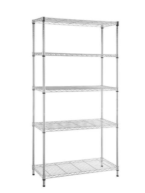 Lot of 7 5-Shelf Metro Uline Nexel Wire Rack Shelving Unit 48" X 24"