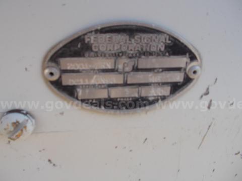 Used outdoor warning siren