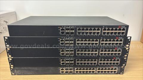 Lot of 5 - Brocade ICX 6450-24 P - Local Pickup Only