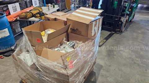 pallet of unused but expired pre hospital medical supplies *expired