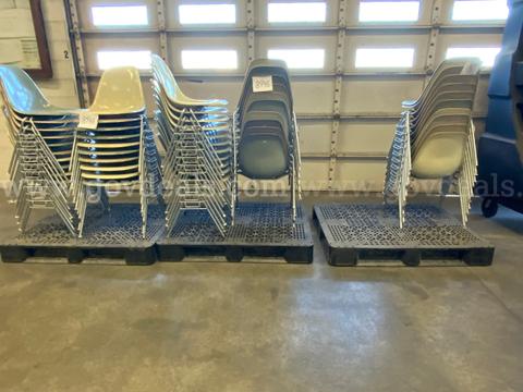USED STACKING CHAIRS