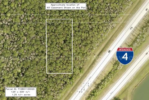 A rare 1.25 ± acre parcel right off I-4, between Orlando and Daytona Beach - No Reserve