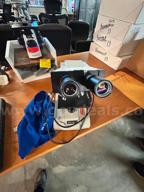 (2) Microscopes, (1) Set Ear and Eye Testers and (1) Wheelchair