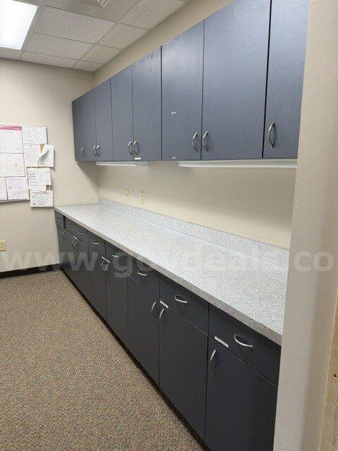 Complete set of mailroom cabinets