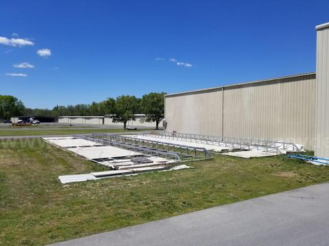(2) 90'x24' and (1) 80'x24' Hanger Door Frames and Tin