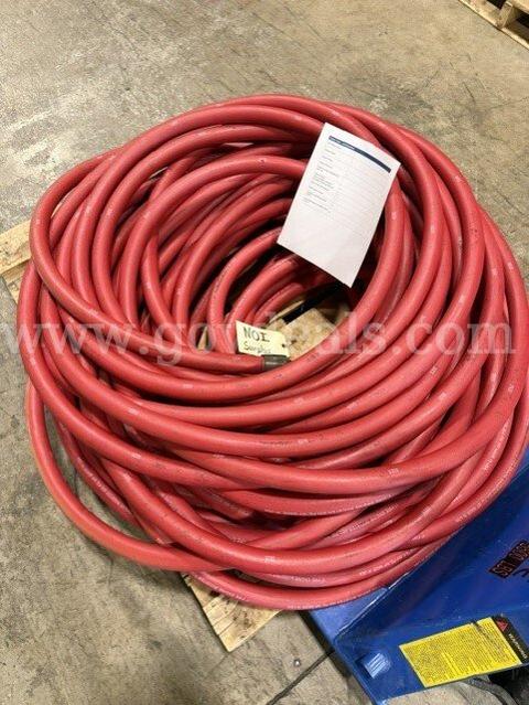 Lot of 3 β 1β x 100β Rubber Booster Reel Fire Hose Sections