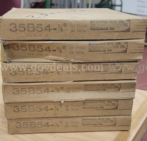 35B54-3/4" Sprocket-Lot of 6.