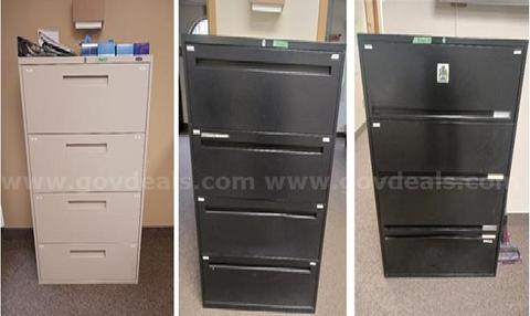 USED - Lot of Metal Filing Cabinets