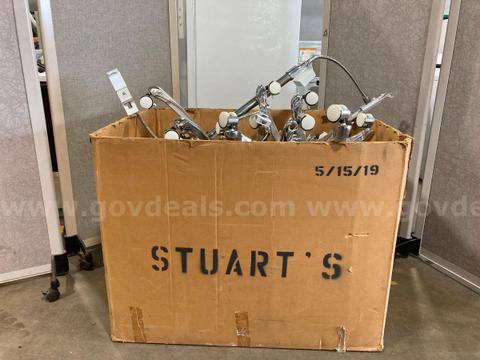 (1) Lot of 9 CTA Digital Floor Stands