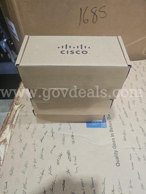 Lot of 4 Cisco CP-8800-A-KEM 28-Button Key Expansion Modules