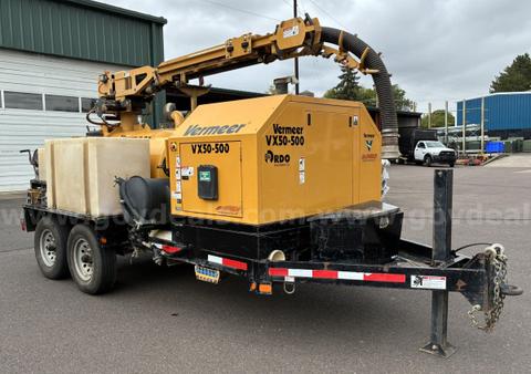 2016 Vermeer VX50-500 Vacuum Excavator w/Hydraulic Boom
