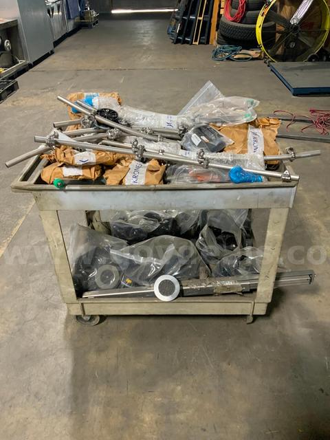 Lot of Krones K747 Bottle Conveyor Parts & Accessories for Labelling Machine #W7