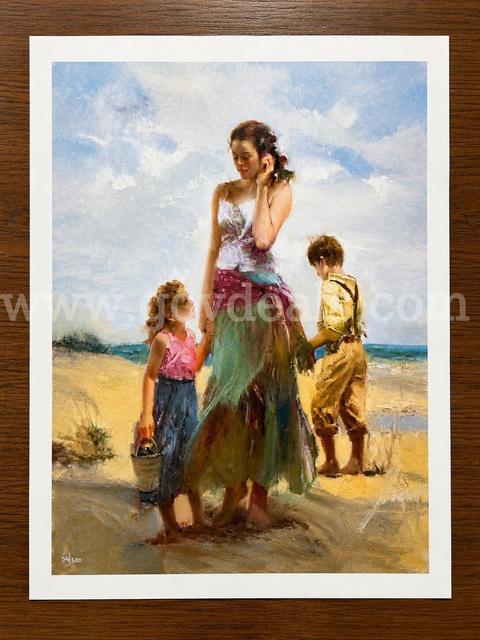Pino Titled Golden Afternoon on Canvas Limited Edition Original Signature with Cert. of Authenticity  # 54/500