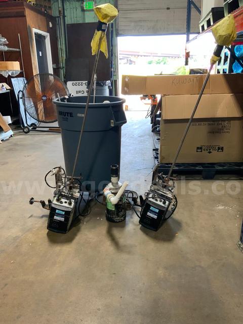 Lot of 3 AMT WEG C63CXJST-5562 00158ET56C-S Tank Mixers Pumps Motors Drives Optidrive E3 & Accessories #W12