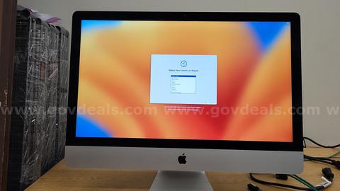(1) Apple iMac 27” Computer - [IU-NW]